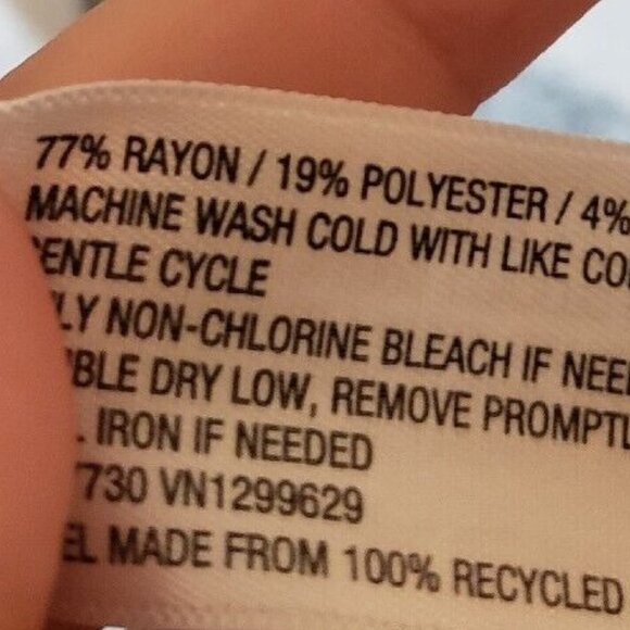 Knox Rose Womens L Cardigan Open Front Long Sleeve Gray Stripe Waterfall Stretch - Picture 6 of 6